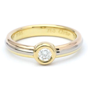 Cartier Monostone Diamond Ring Pink Gold (18K),White Gold (18K),Yellow Gold (...
